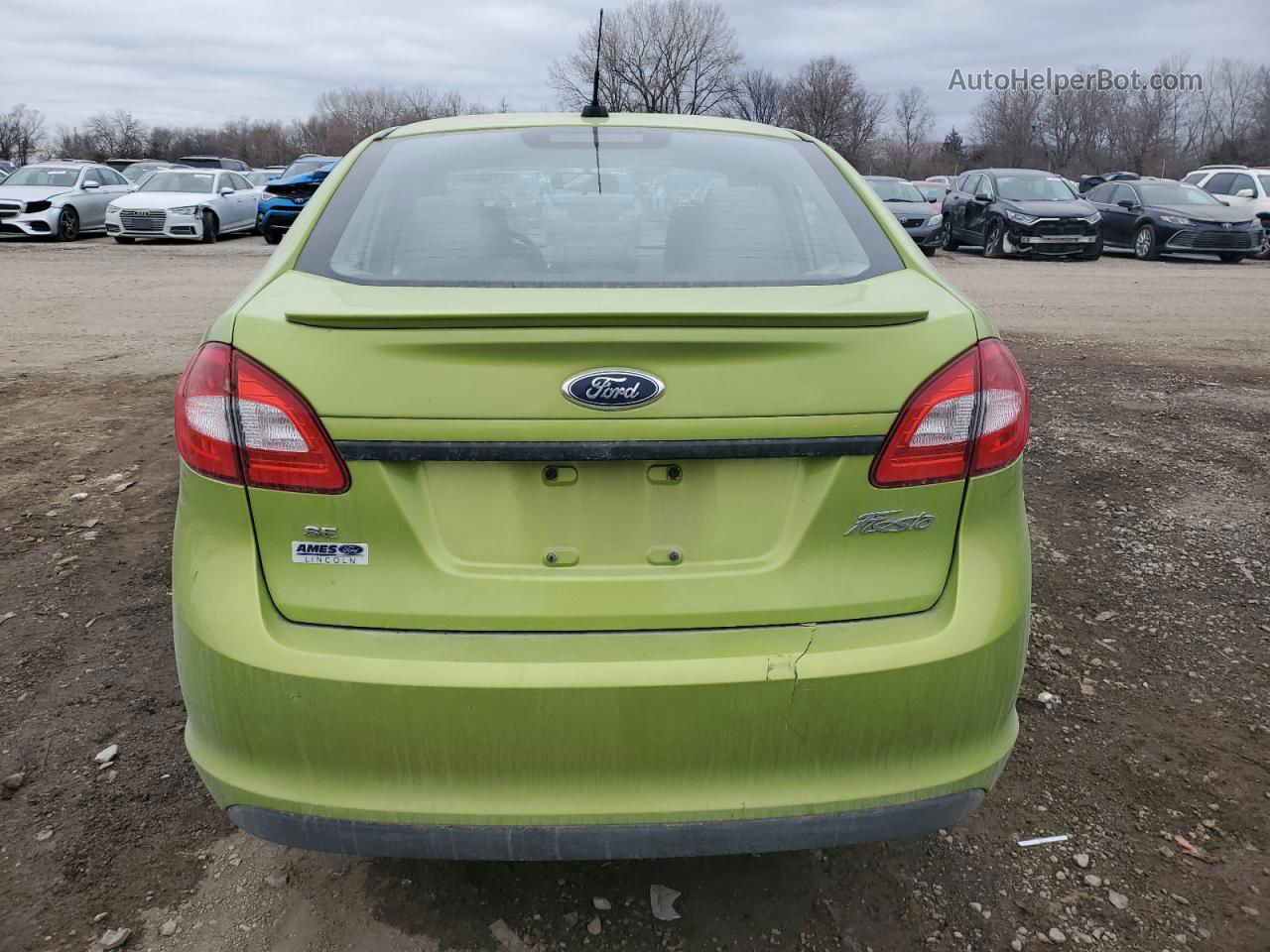 2011 Ford Fiesta Se Green vin: 3FADP4BJ4BM104037