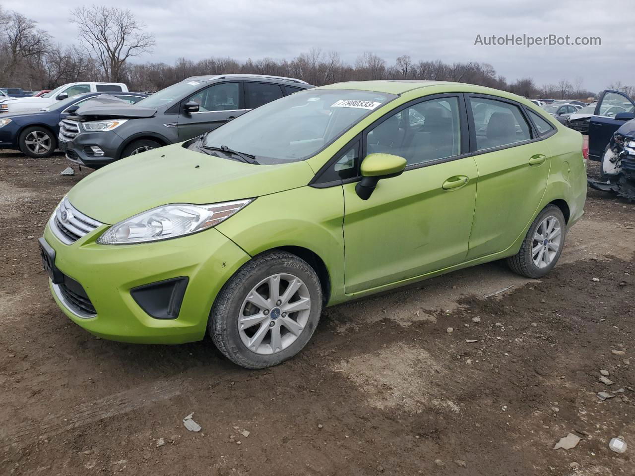 2011 Ford Fiesta Se Green vin: 3FADP4BJ4BM104037