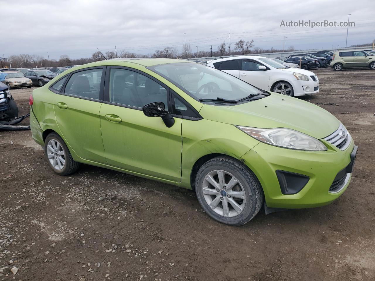 2011 Ford Fiesta Se Green vin: 3FADP4BJ4BM104037