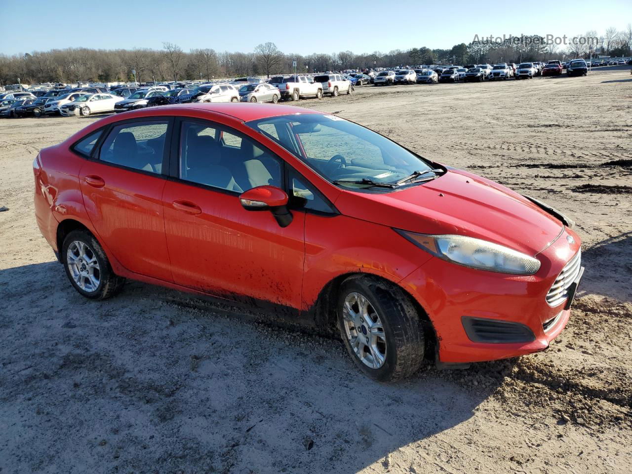 2015 Ford Fiesta Se Red vin: 3FADP4BJ4FM144642