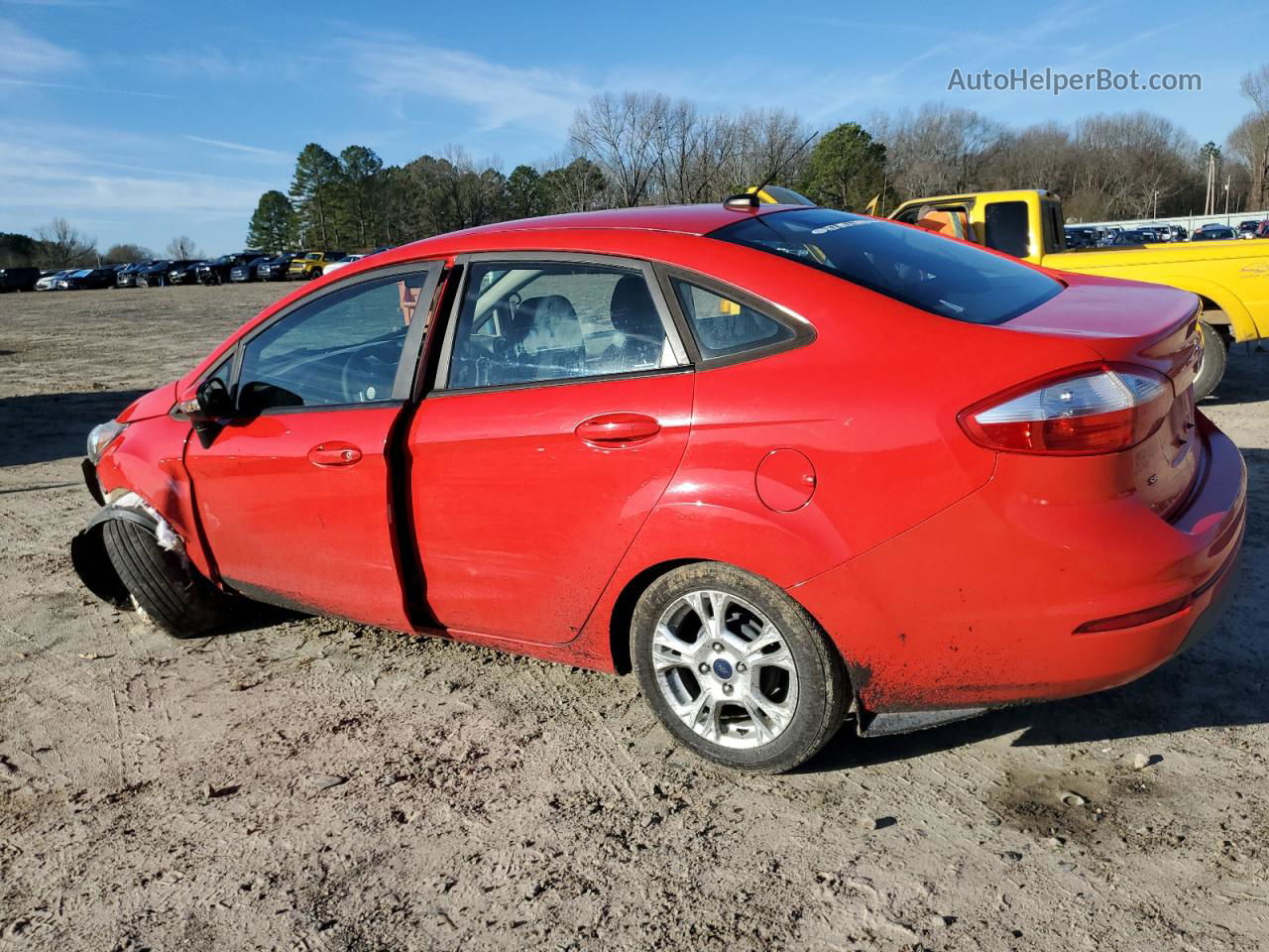 2015 Ford Fiesta Se Red vin: 3FADP4BJ4FM144642