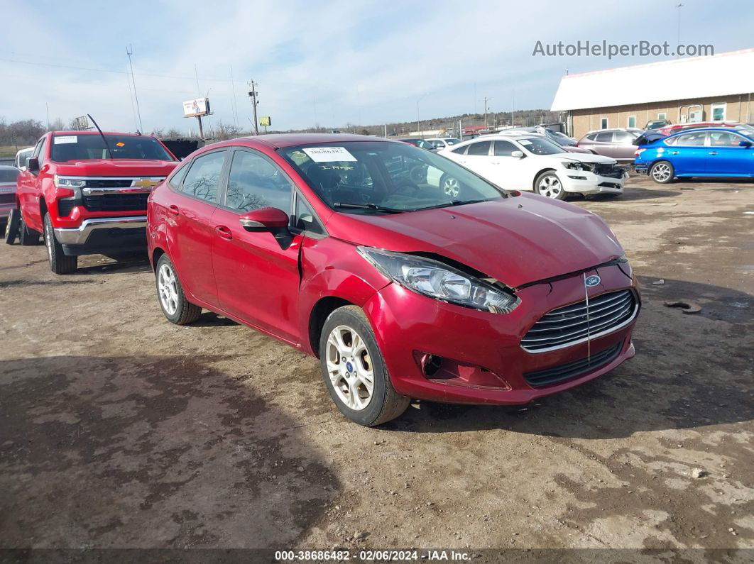 2015 Ford Fiesta Se Red vin: 3FADP4BJ4FM161523