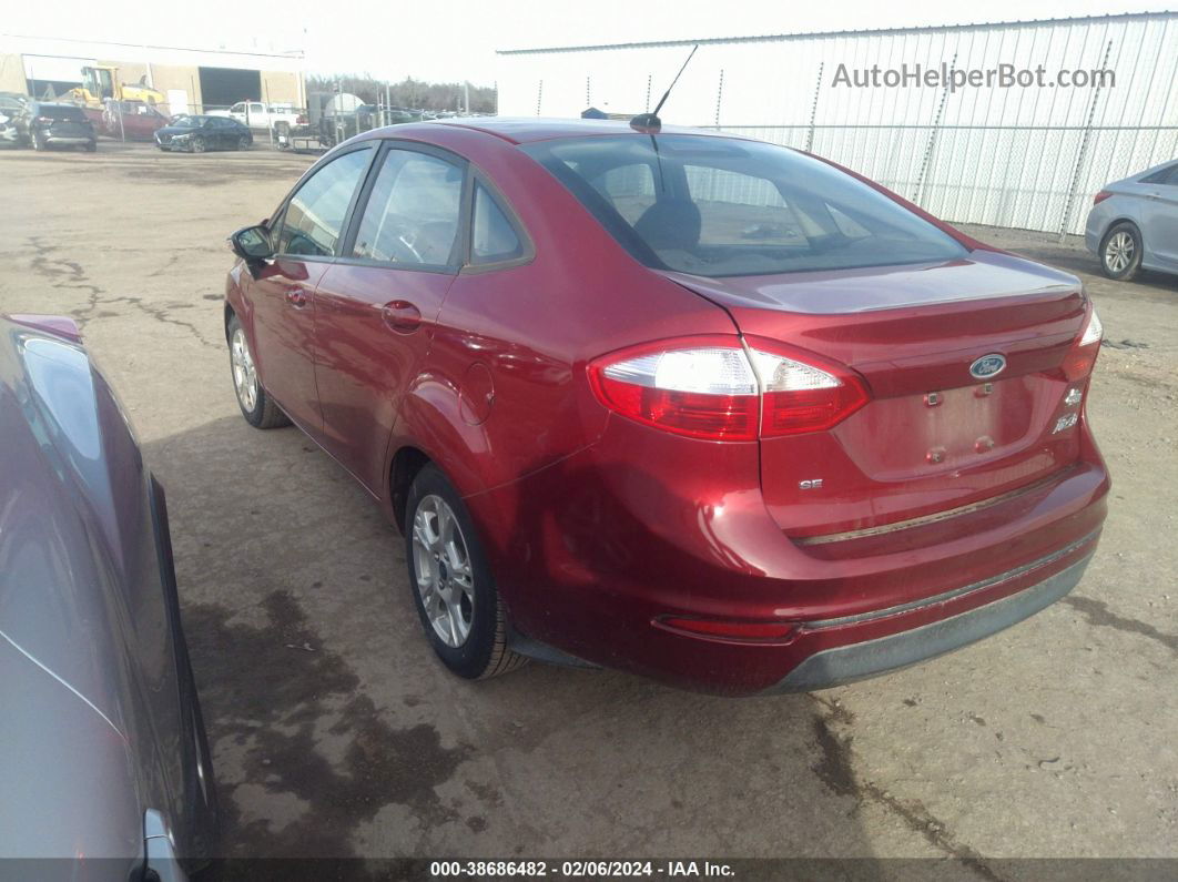 2015 Ford Fiesta Se Red vin: 3FADP4BJ4FM161523