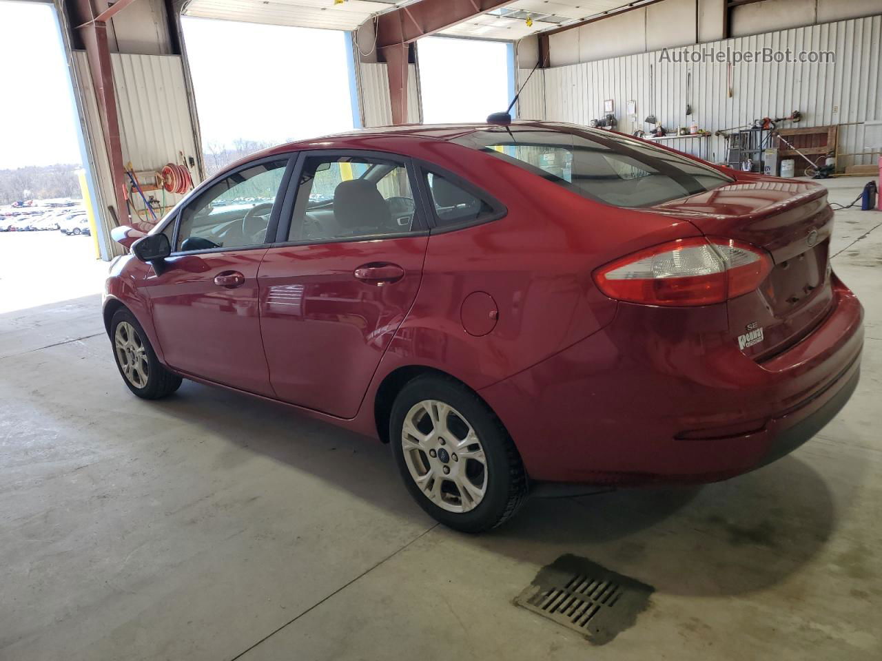 2015 Ford Fiesta Se Maroon vin: 3FADP4BJ4FM163157