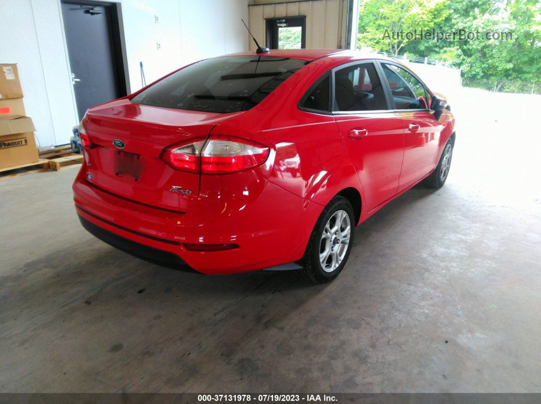 2015 Ford Fiesta Se Red vin: 3FADP4BJ4FM219615