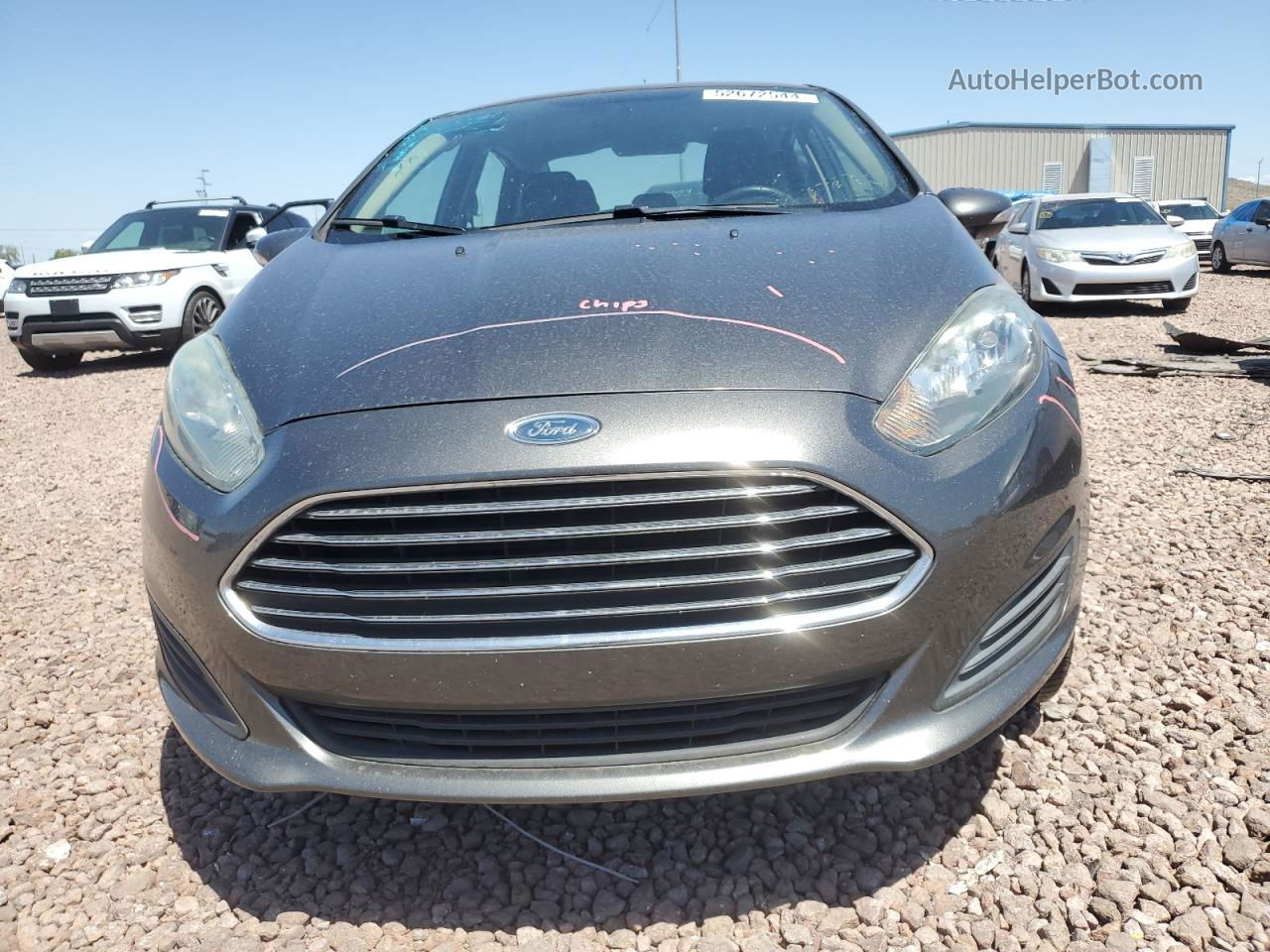 2015 Ford Fiesta Se Серый vin: 3FADP4BJ4FM225107