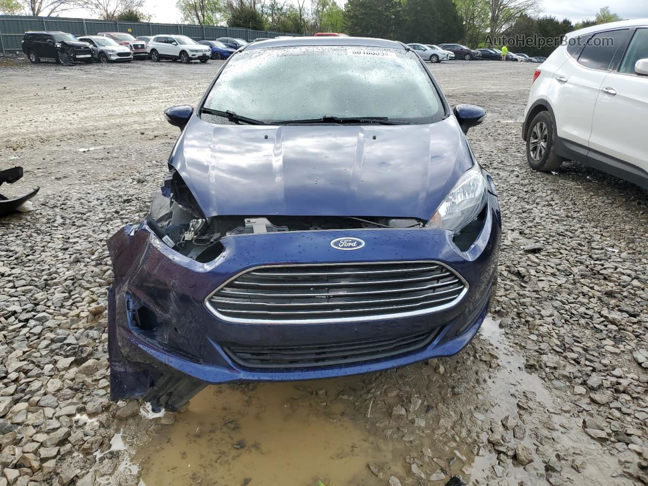 2016 Ford Fiesta Se Blue vin: 3FADP4BJ4GM104319