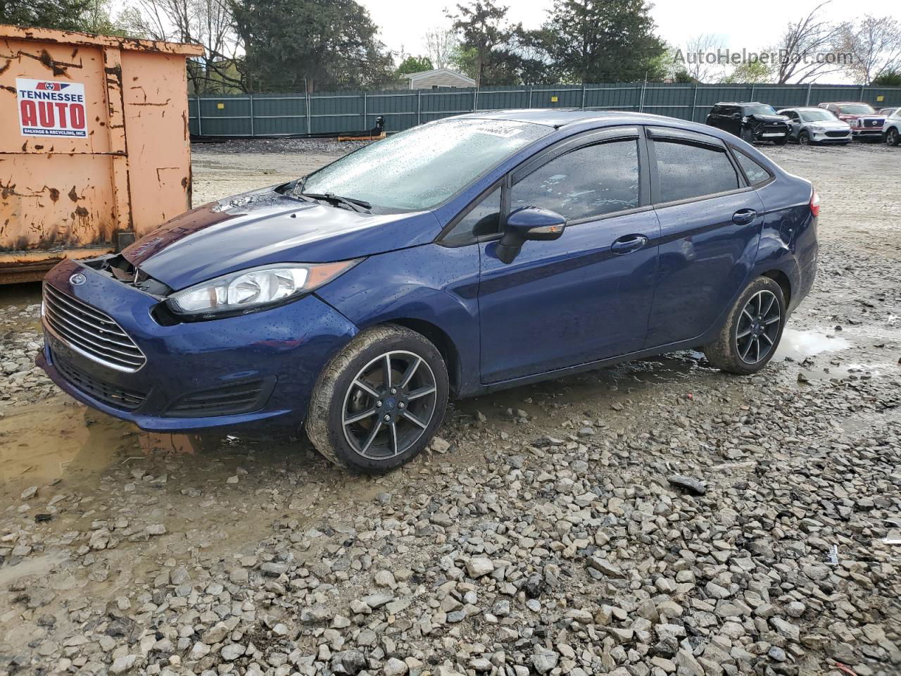 2016 Ford Fiesta Se Blue vin: 3FADP4BJ4GM104319