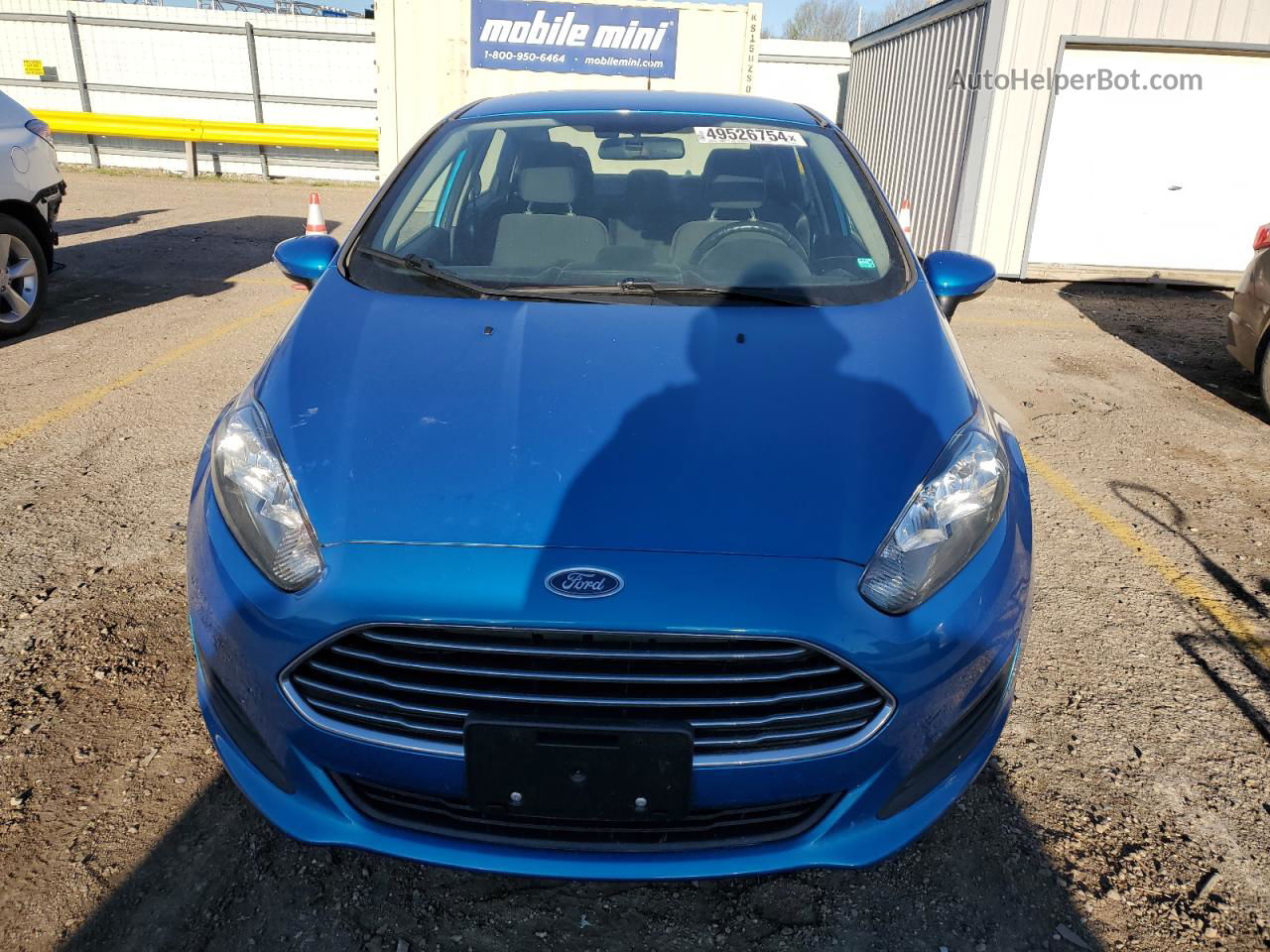 2016 Ford Fiesta Se Blue vin: 3FADP4BJ4GM130614