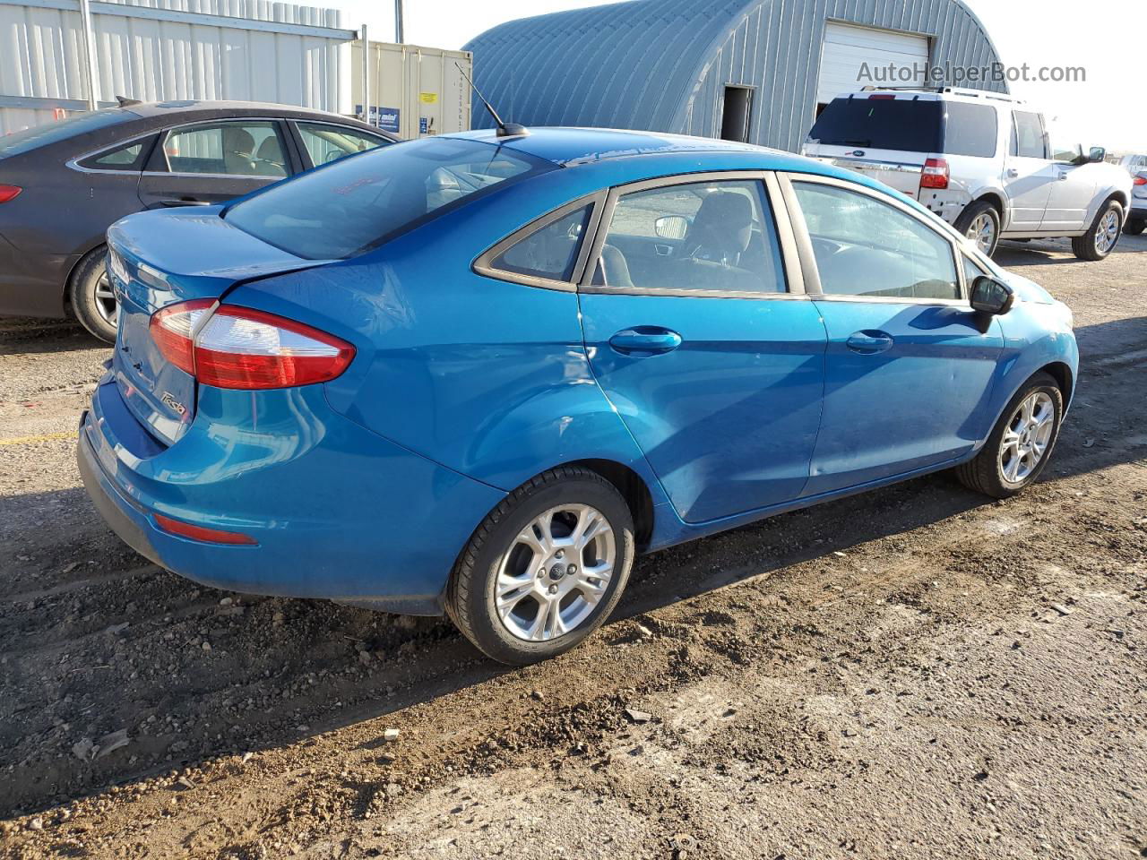 2016 Ford Fiesta Se Синий vin: 3FADP4BJ4GM130614