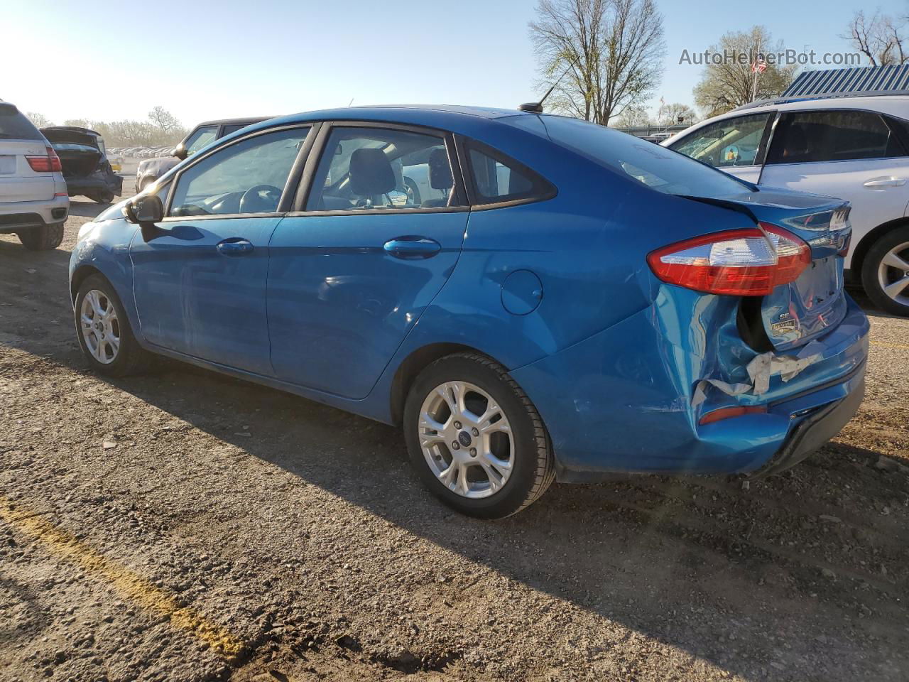 2016 Ford Fiesta Se Blue vin: 3FADP4BJ4GM130614