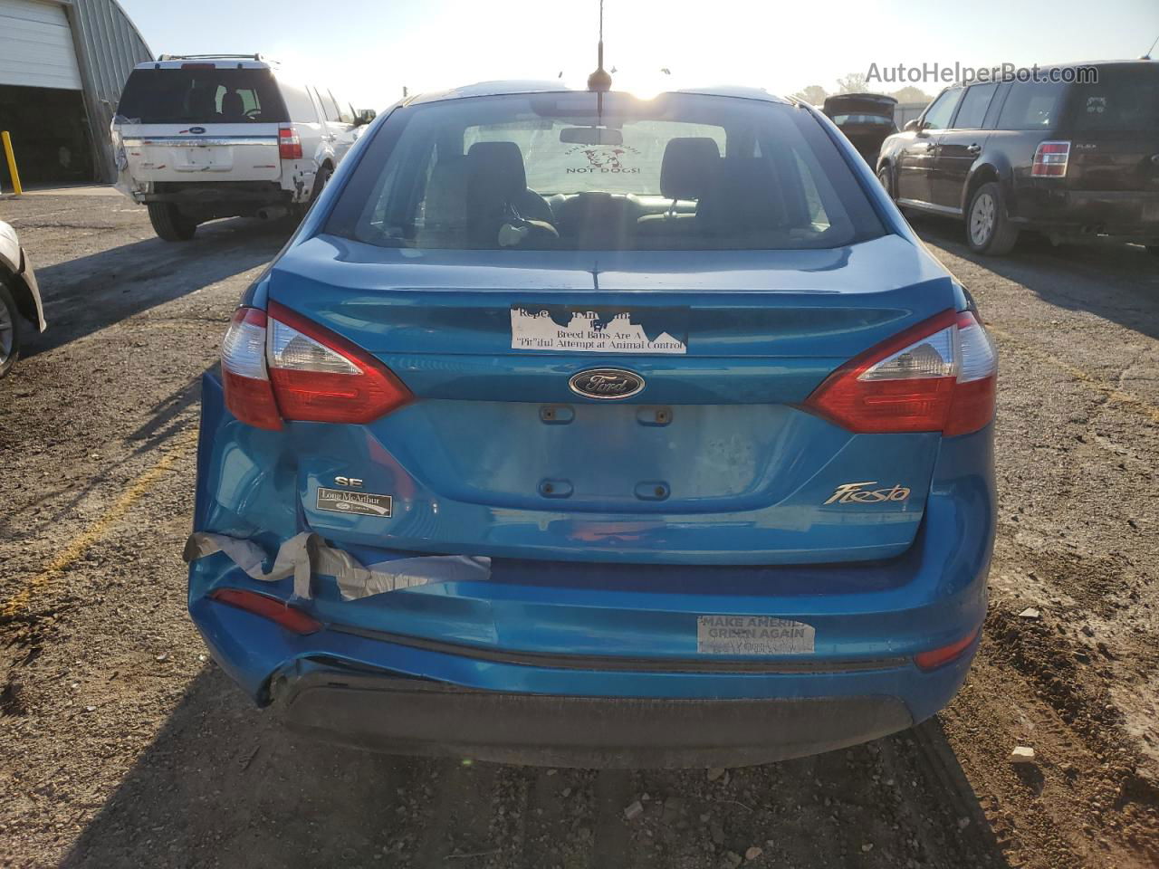 2016 Ford Fiesta Se Синий vin: 3FADP4BJ4GM130614