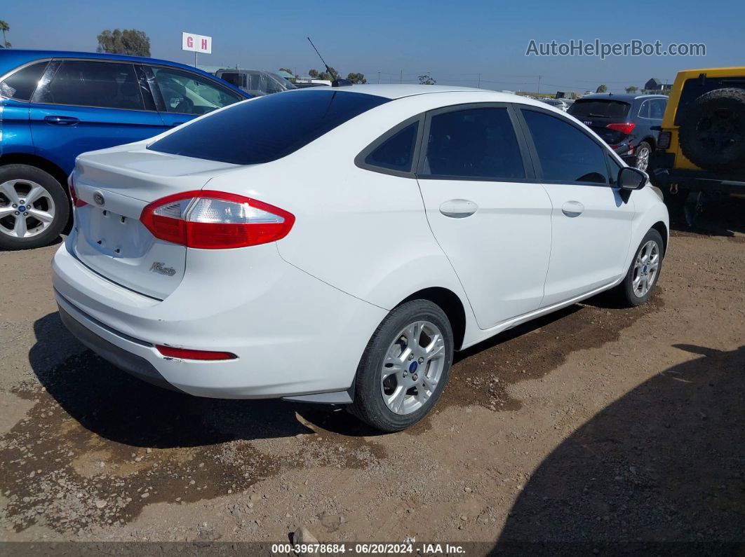 2016 Ford Fiesta Se White vin: 3FADP4BJ4GM157070