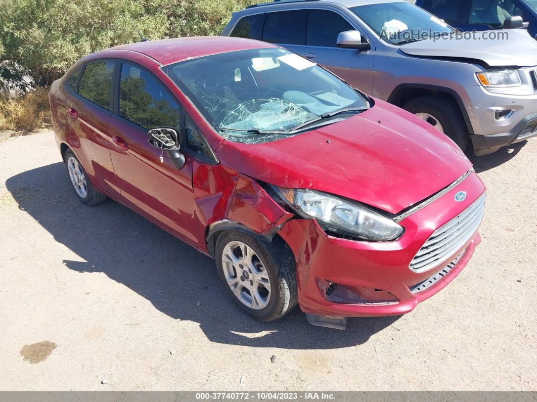 2016 Ford Fiesta Se Красный vin: 3FADP4BJ4GM165220