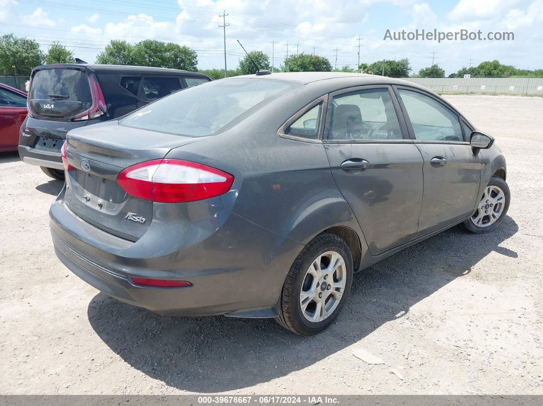 2016 Ford Fiesta Se Gray vin: 3FADP4BJ4GM165587