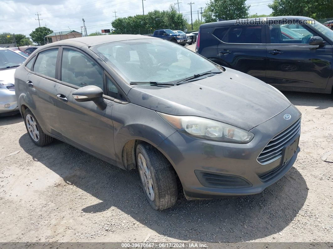 2016 Ford Fiesta Se Gray vin: 3FADP4BJ4GM165587