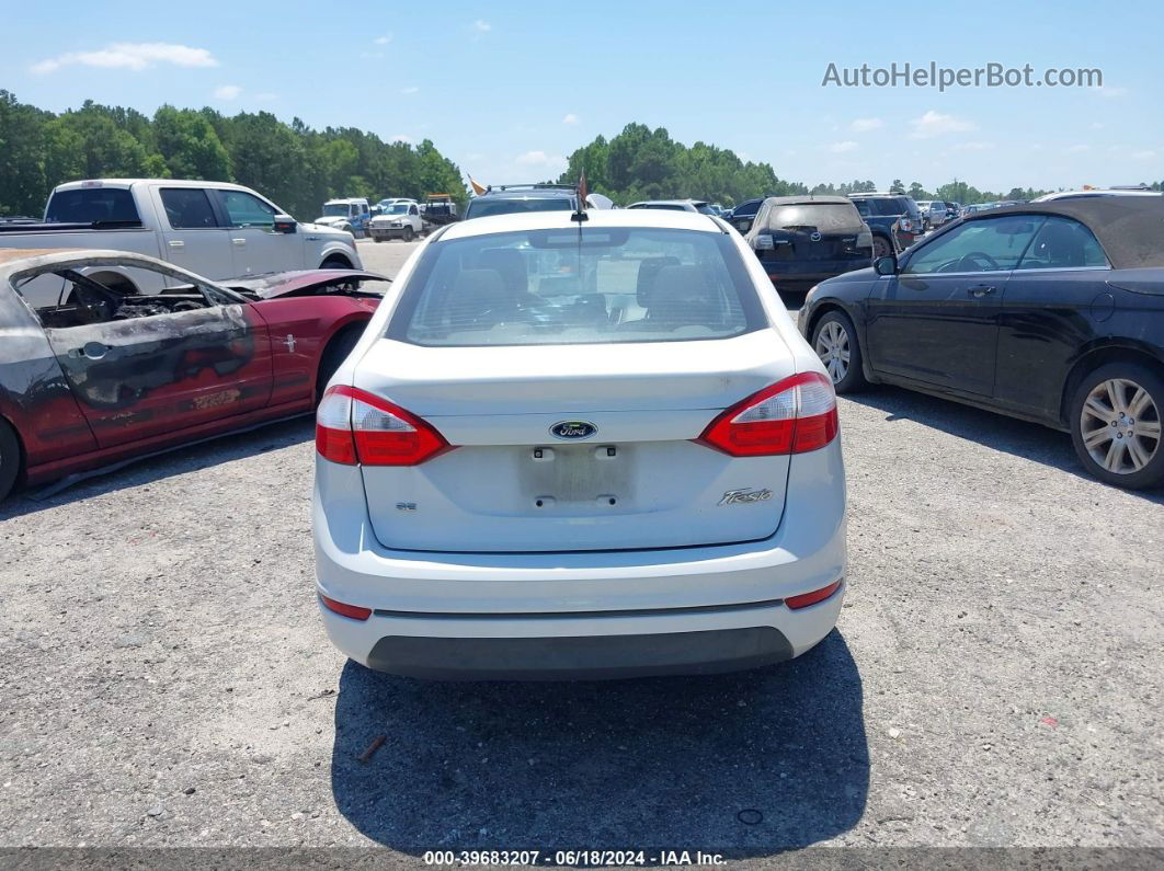 2017 Ford Fiesta Se White vin: 3FADP4BJ4HM113619