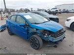 2017 Ford Fiesta Se Синий vin: 3FADP4BJ4HM117623