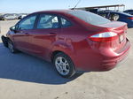 2017 Ford Fiesta Se Maroon vin: 3FADP4BJ4HM119629