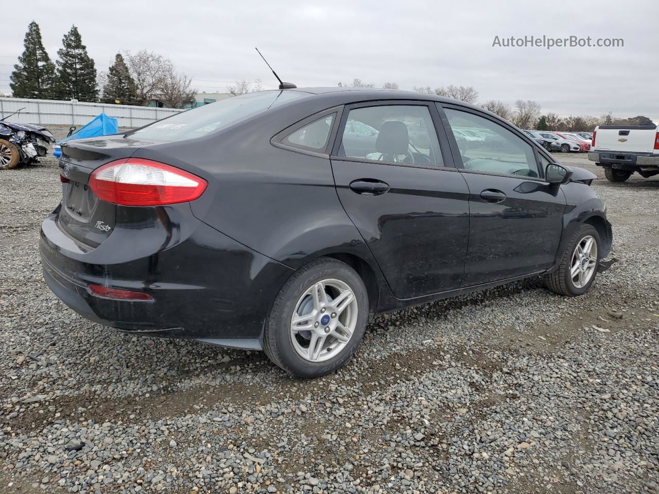 2017 Ford Fiesta Se Black vin: 3FADP4BJ4HM144854