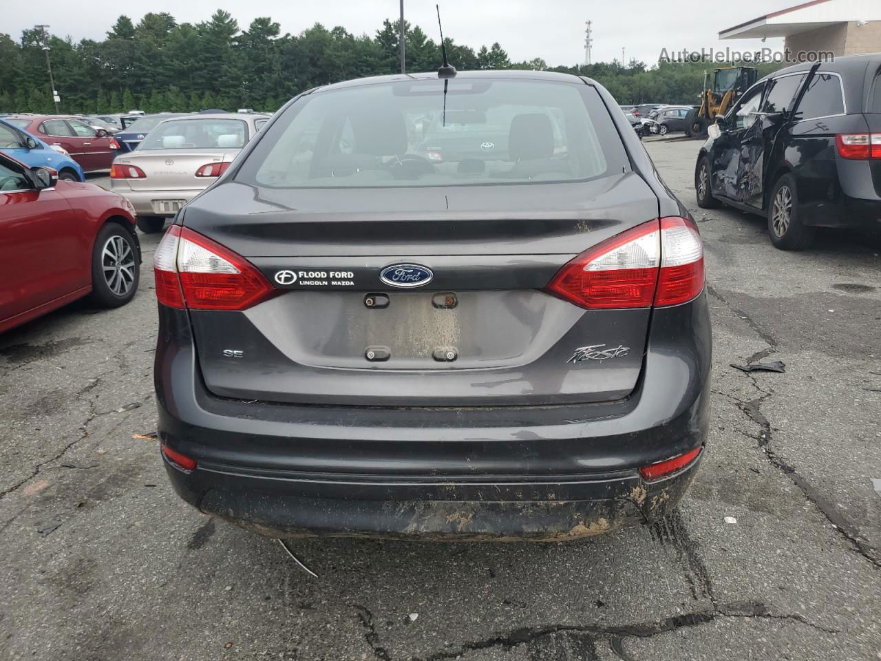 2017 Ford Fiesta Se Gray vin: 3FADP4BJ4HM156499