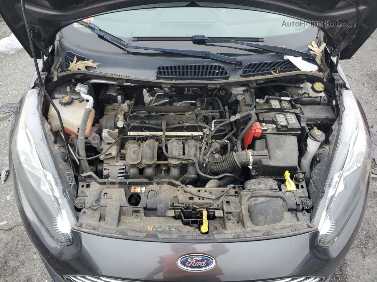 2017 Ford Fiesta Se Серый vin: 3FADP4BJ4HM156499