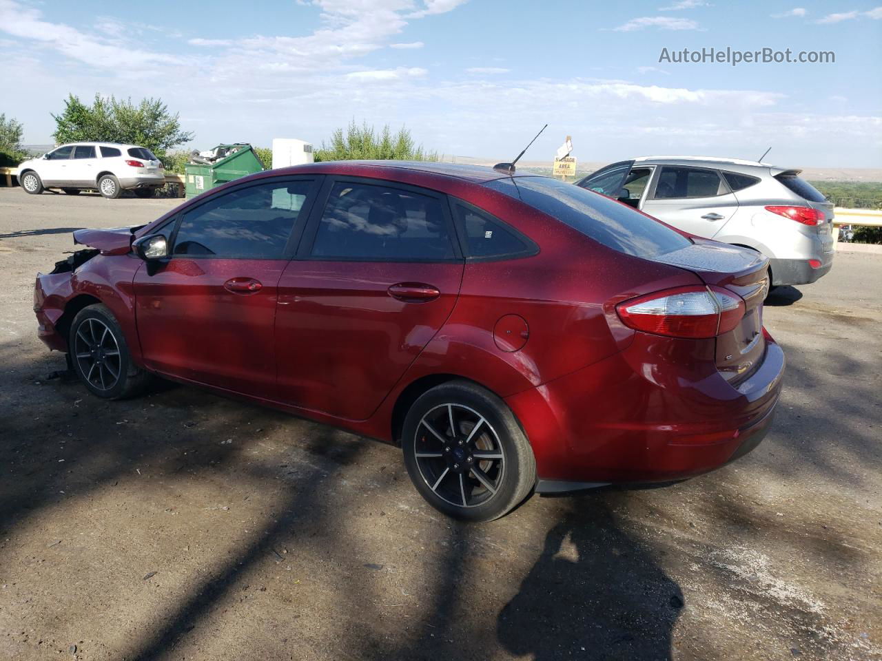 2017 Ford Fiesta Se Red vin: 3FADP4BJ4HM158026