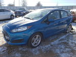 2017 Ford Fiesta Se Blue vin: 3FADP4BJ4HM162884