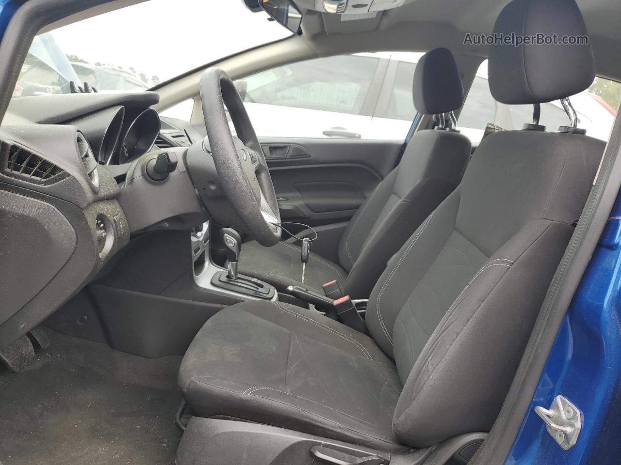 2019 Ford Fiesta Se Синий vin: 3FADP4BJ4KM119864