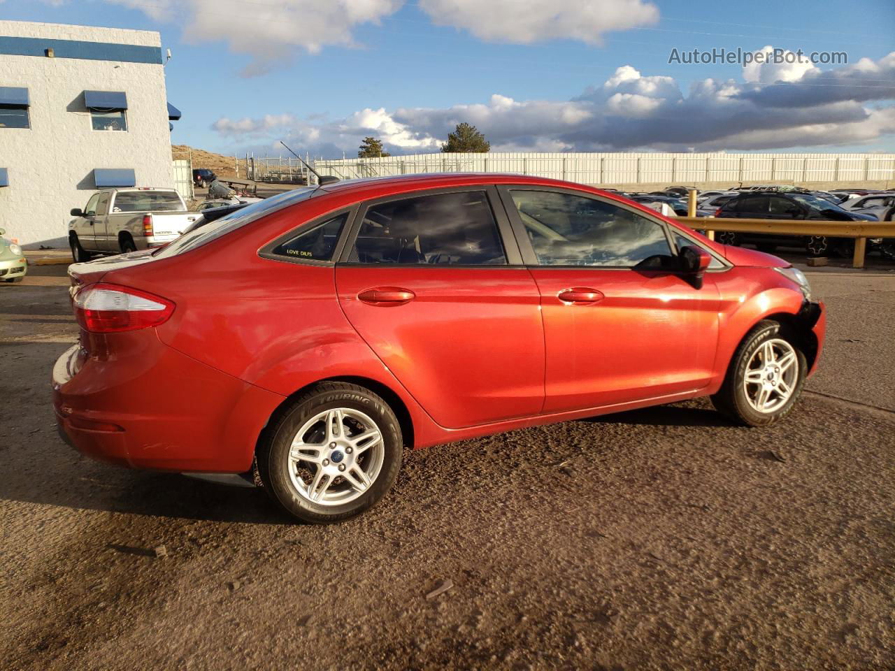 2019 Ford Fiesta Se Red vin: 3FADP4BJ4KM127480