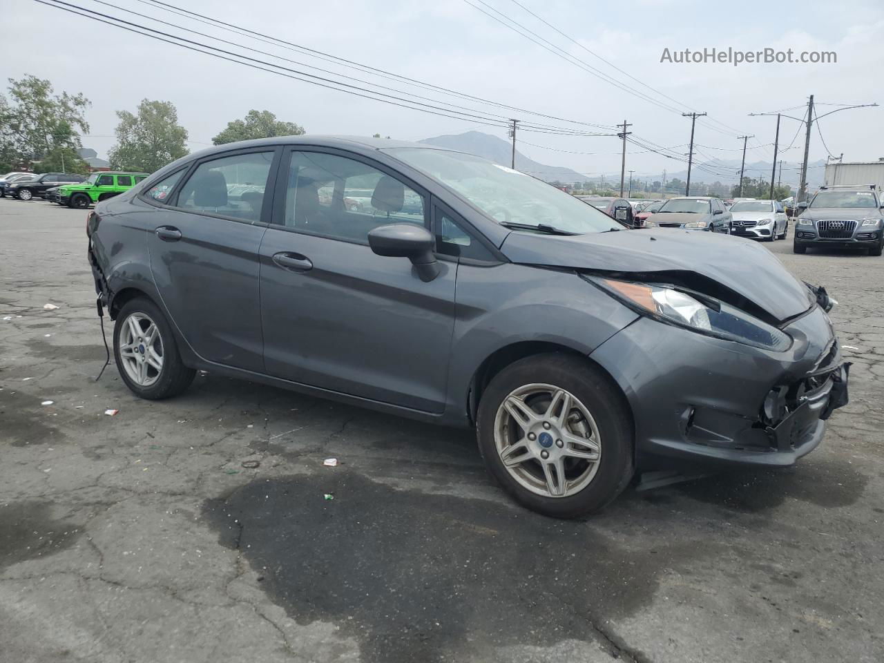 2019 Ford Fiesta Se Charcoal vin: 3FADP4BJ4KM127611