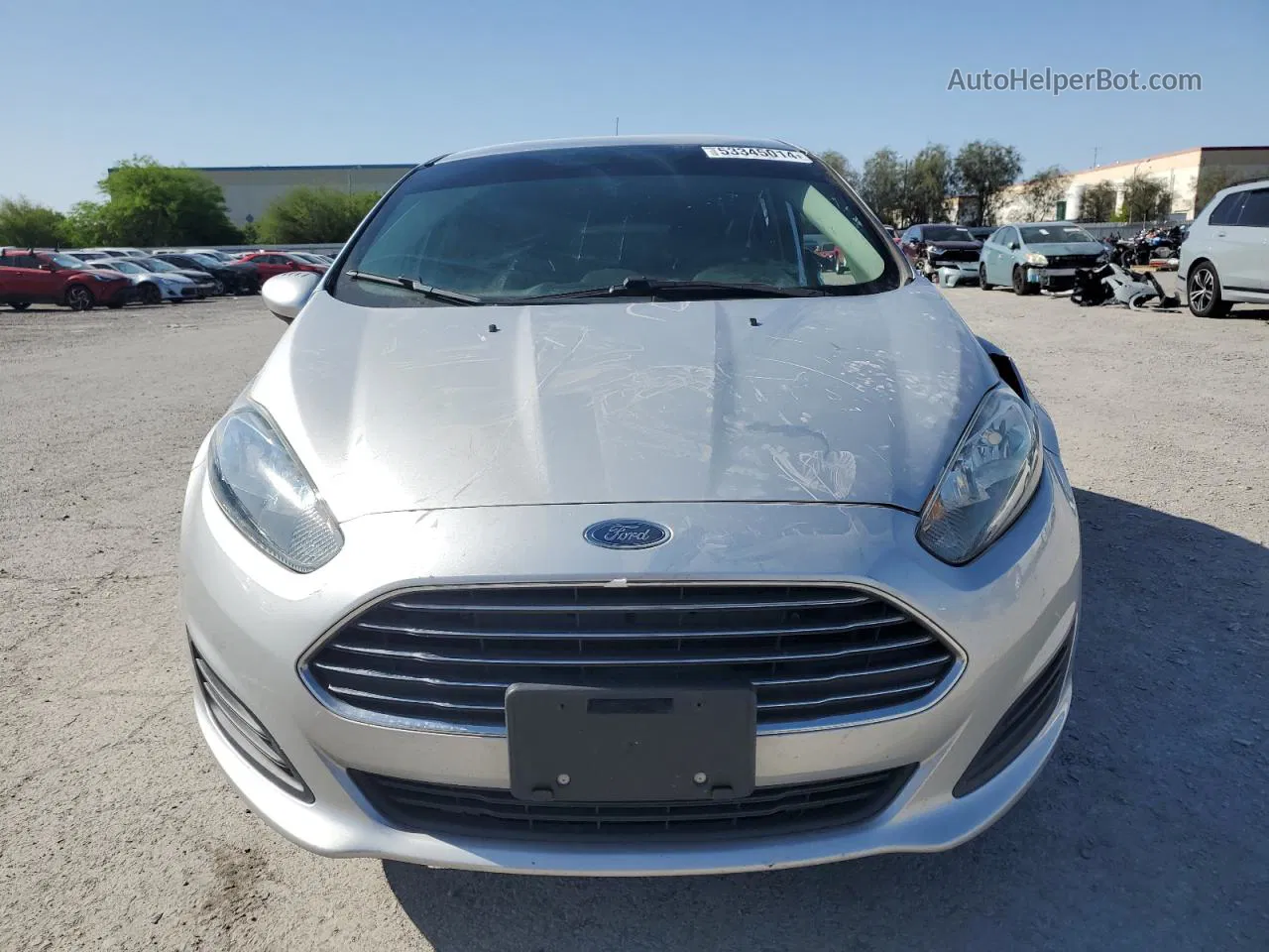 2019 Ford Fiesta Se Silver vin: 3FADP4BJ4KM138222