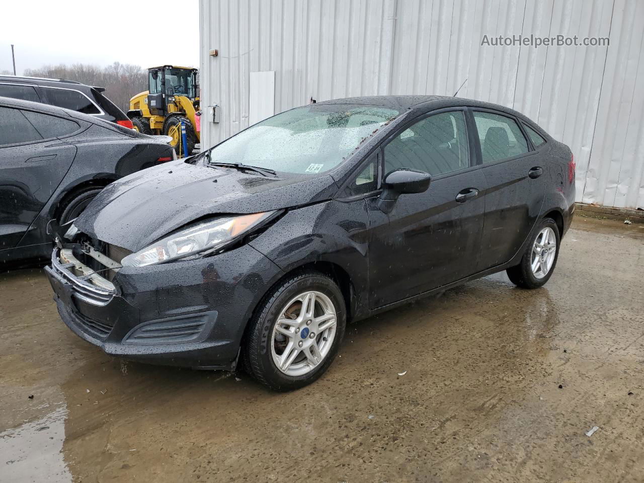 2019 Ford Fiesta Se Black vin: 3FADP4BJ4KM156350