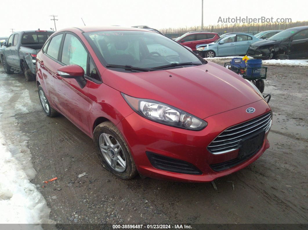 2019 Ford Fiesta Se Red vin: 3FADP4BJ4KM160611