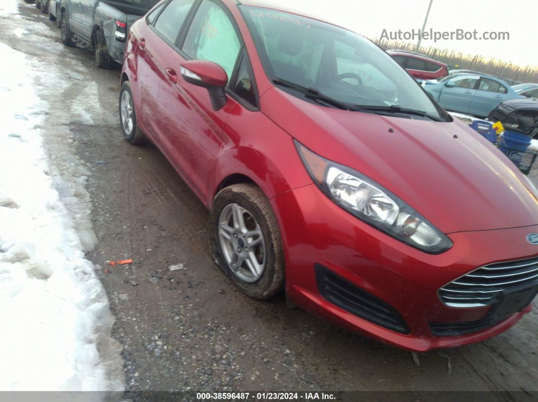 2019 Ford Fiesta Se Red vin: 3FADP4BJ4KM160611