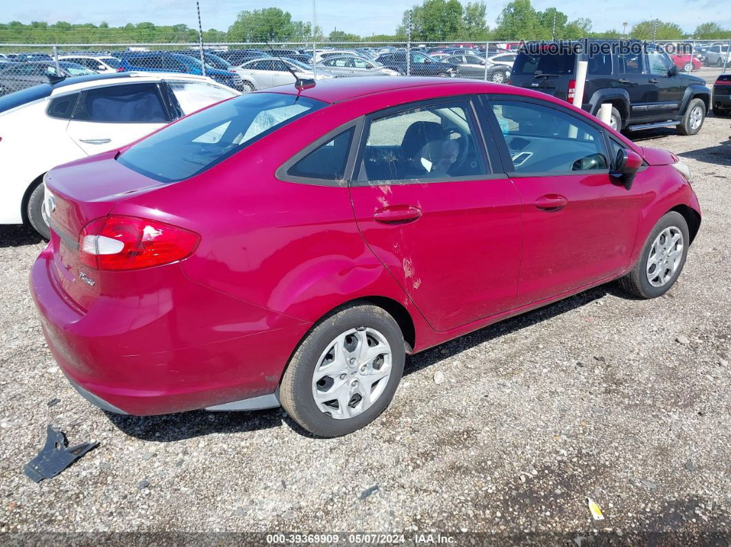 2011 Ford Fiesta Se Red vin: 3FADP4BJ5BM103690