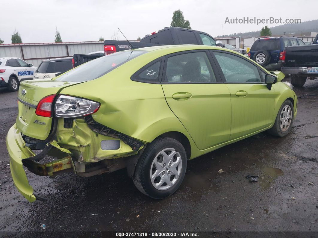 2011 Ford Fiesta Se Зеленый vin: 3FADP4BJ5BM135779