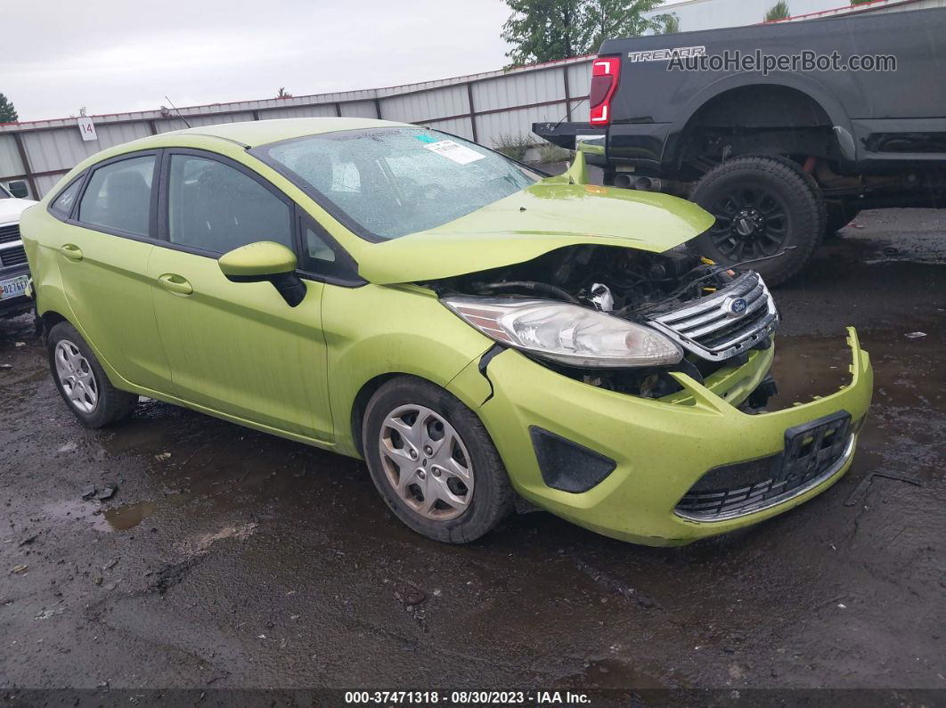 2011 Ford Fiesta Se Green vin: 3FADP4BJ5BM135779