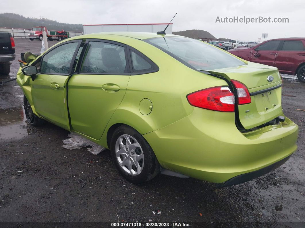 2011 Ford Fiesta Se Green vin: 3FADP4BJ5BM135779