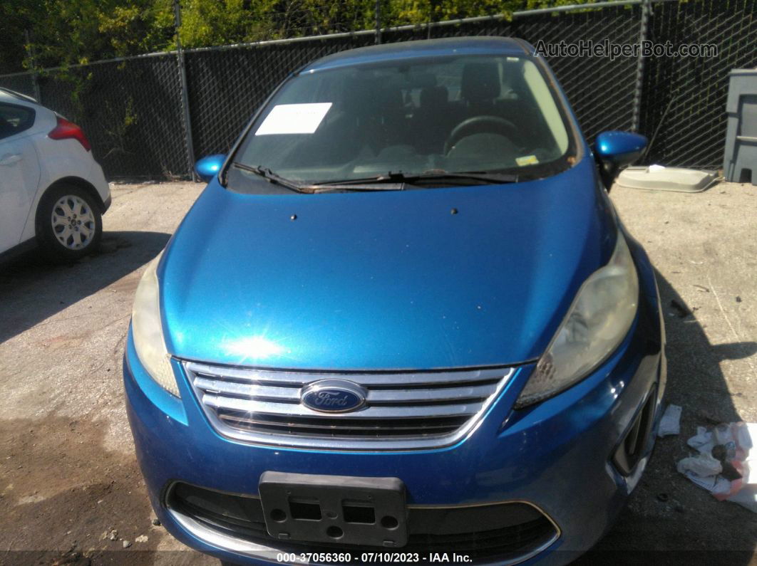 2011 Ford Fiesta Se Blue vin: 3FADP4BJ5BM148595