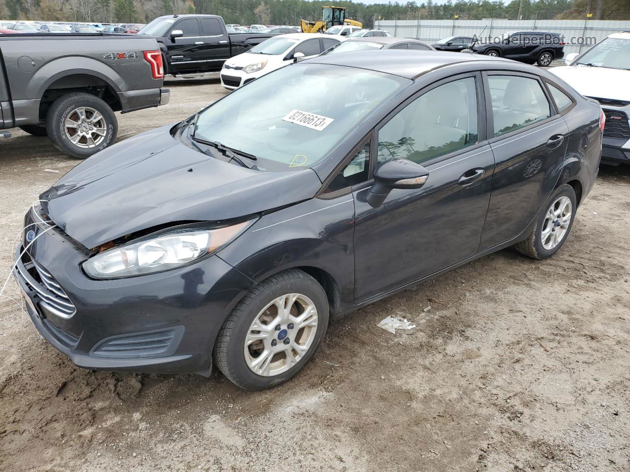 2015 Ford Fiesta Se Black vin: 3FADP4BJ5FM104408