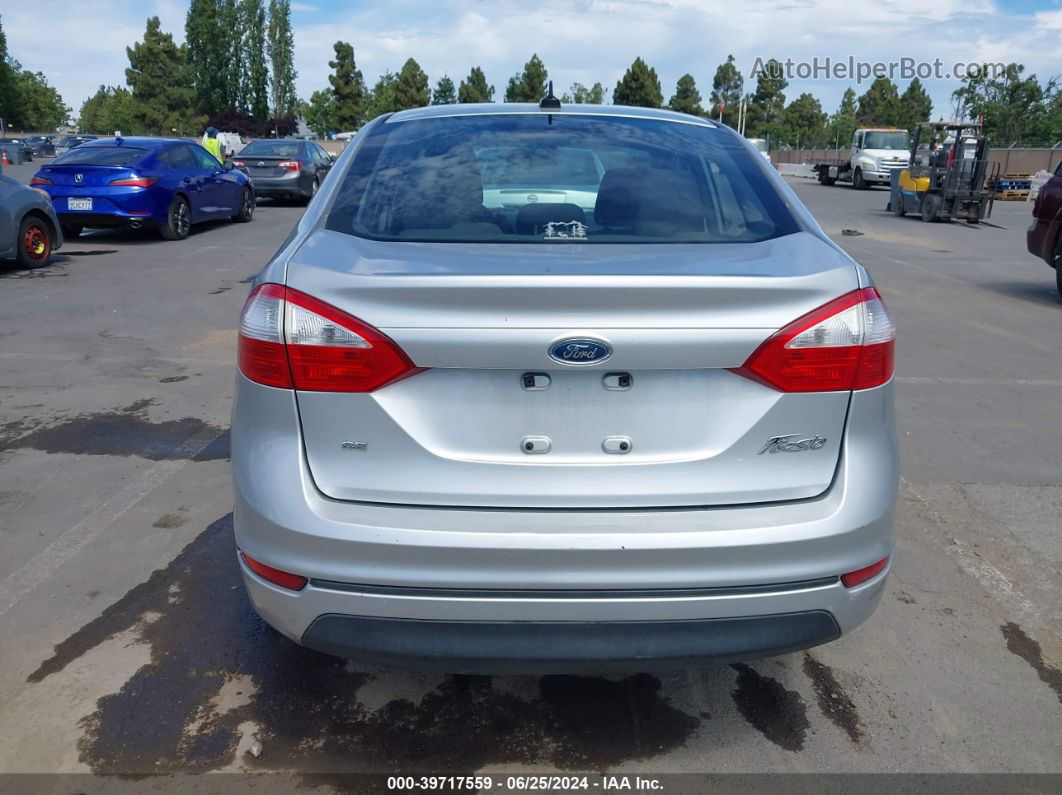 2015 Ford Fiesta Se Silver vin: 3FADP4BJ5FM118342