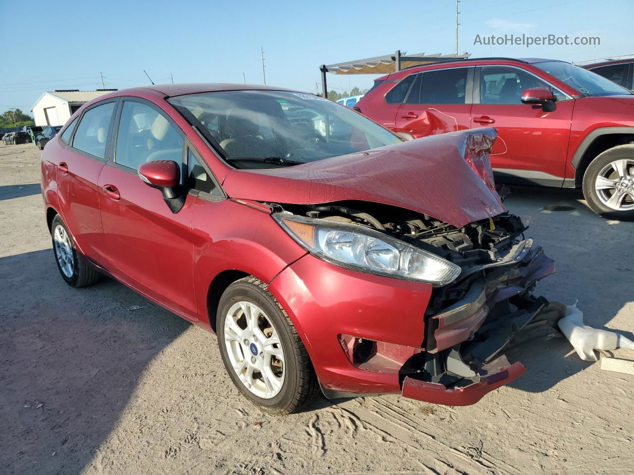 2015 Ford Fiesta Se Red vin: 3FADP4BJ5FM122777