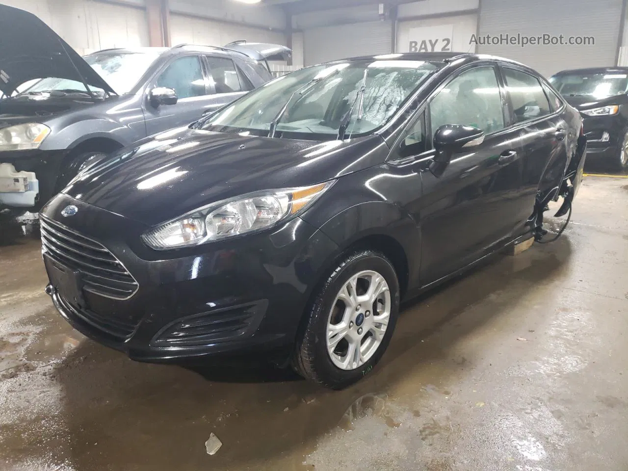 2015 Ford Fiesta Se Black vin: 3FADP4BJ5FM139336