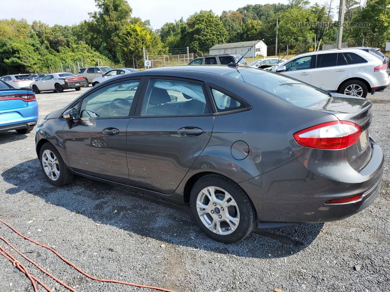 2015 Ford Fiesta Se Gray vin: 3FADP4BJ5FM147968