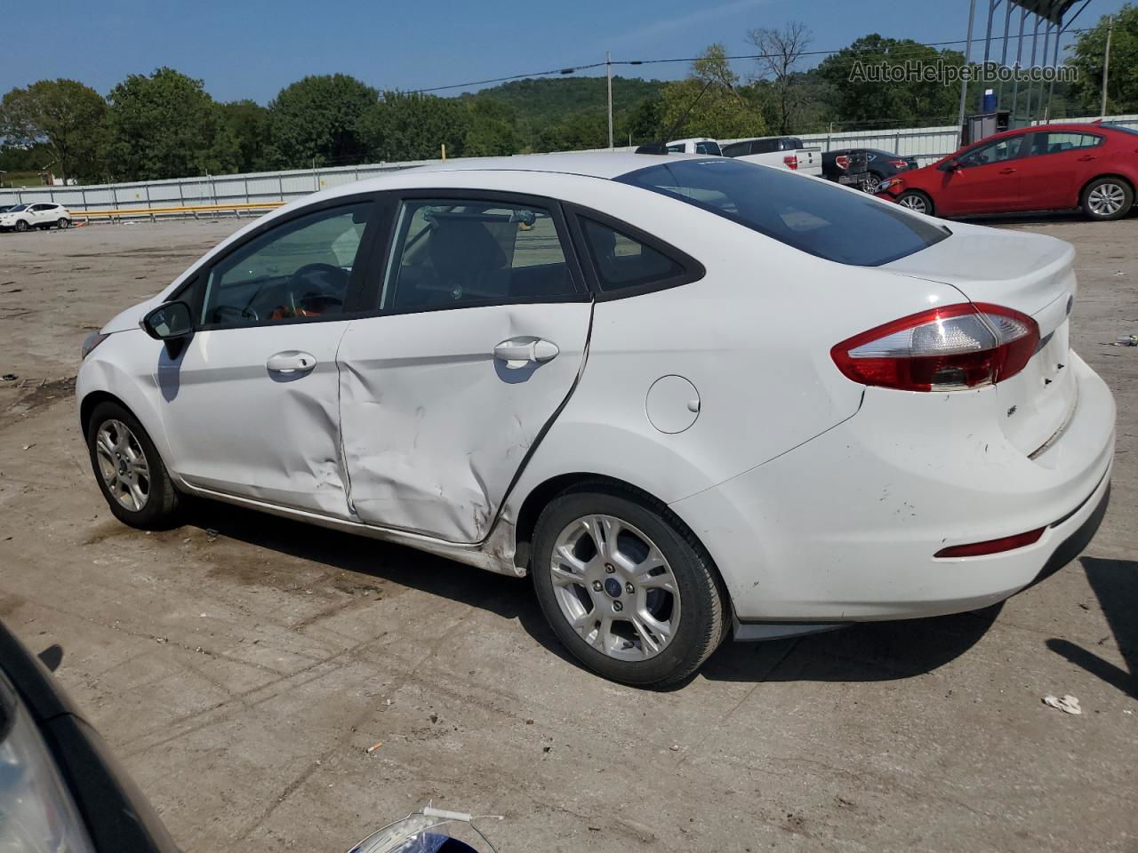 2015 Ford Fiesta Se White vin: 3FADP4BJ5FM204427