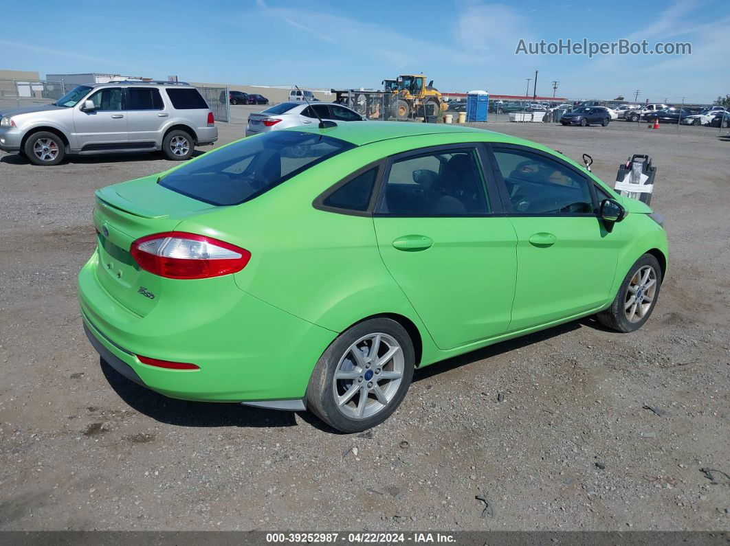 2015 Ford Fiesta Se Green vin: 3FADP4BJ5FM205450