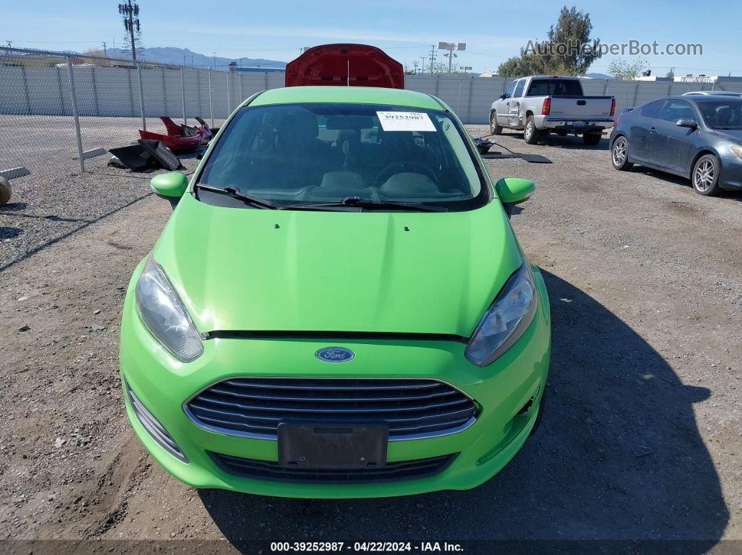 2015 Ford Fiesta Se Зеленый vin: 3FADP4BJ5FM205450