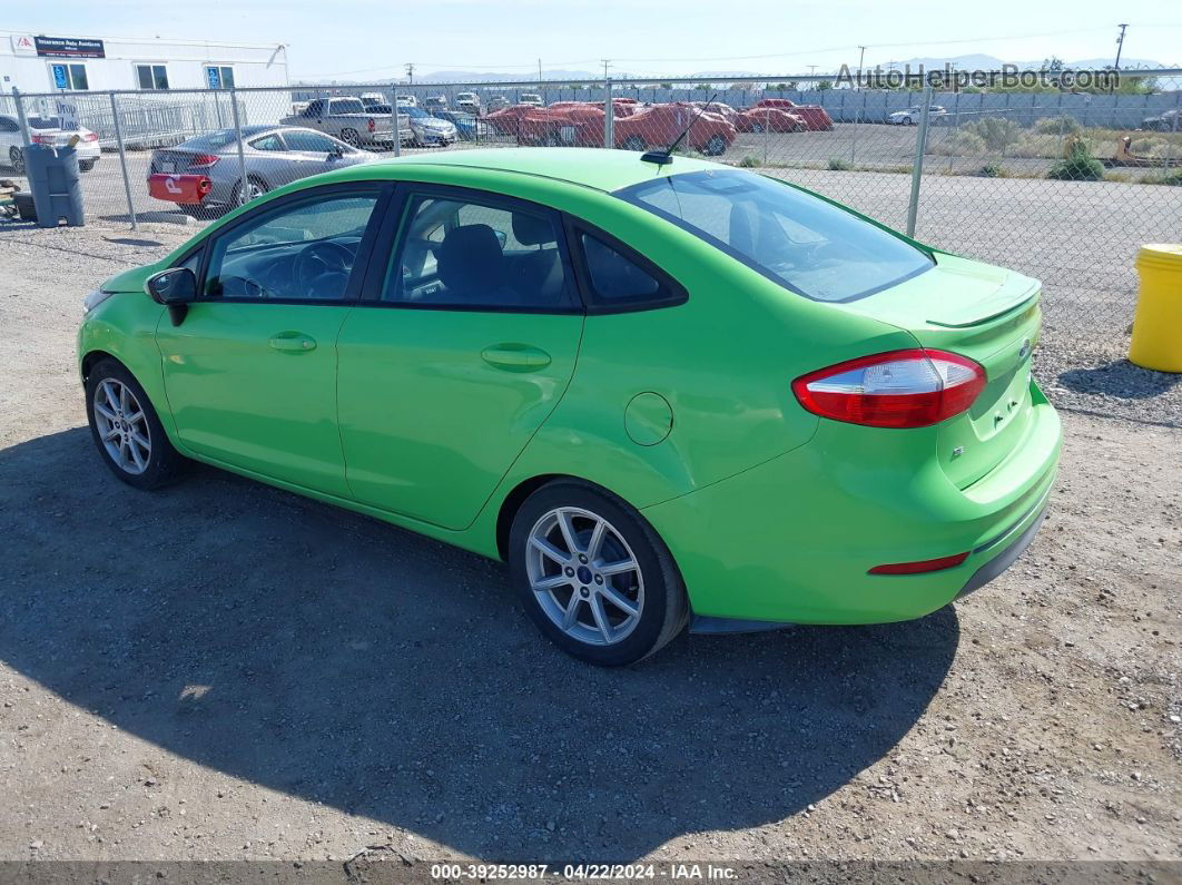 2015 Ford Fiesta Se Green vin: 3FADP4BJ5FM205450