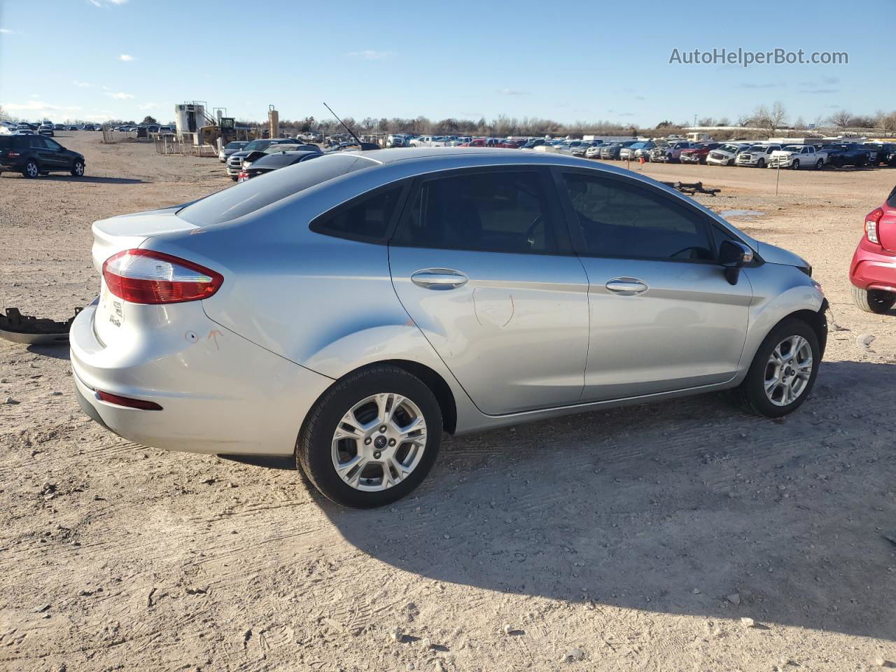 2016 Ford Fiesta Se Silver vin: 3FADP4BJ5GM162486